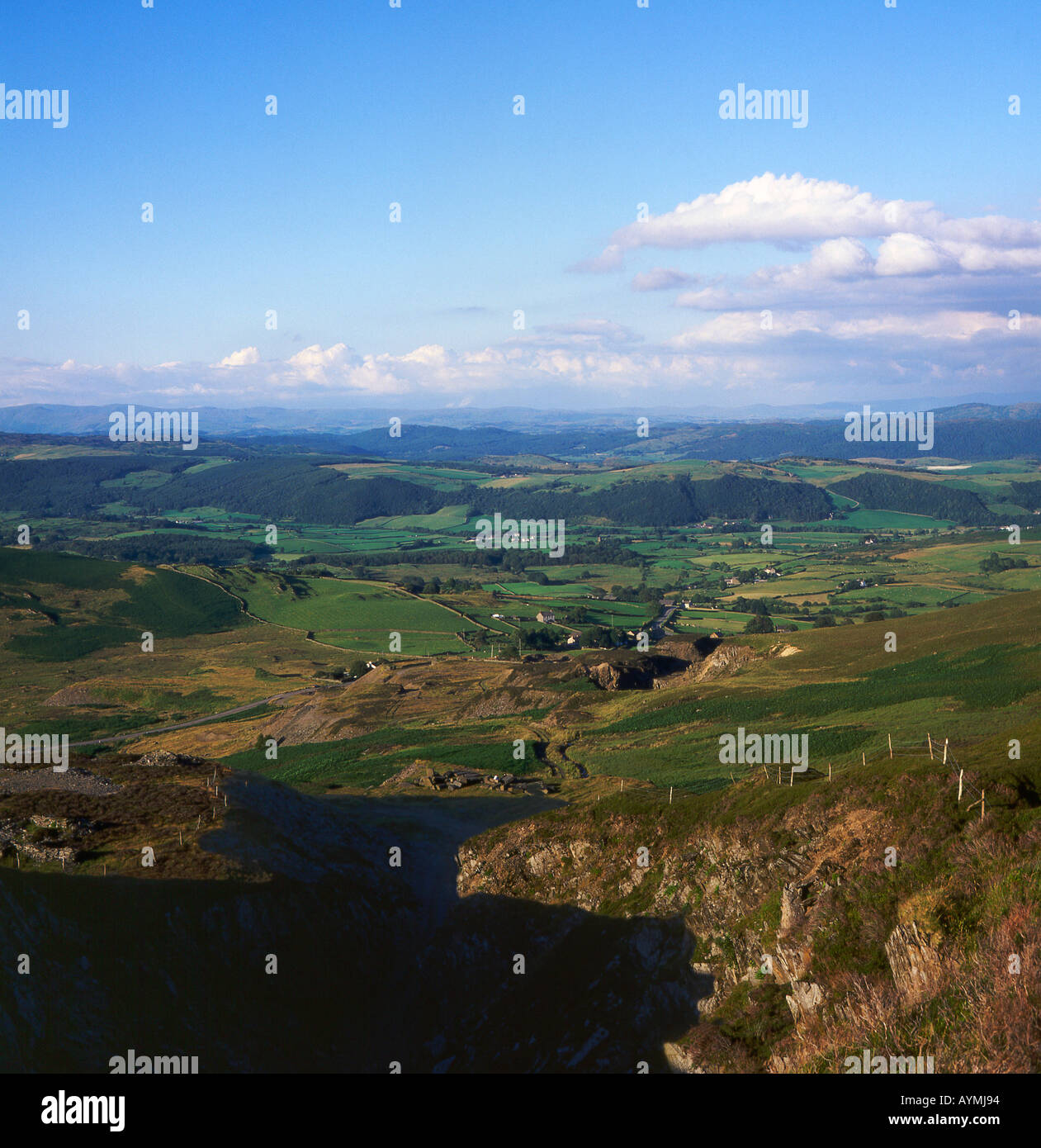 View from Lowick High Common at Beanthwaite in Cumbria, England Stock Photo