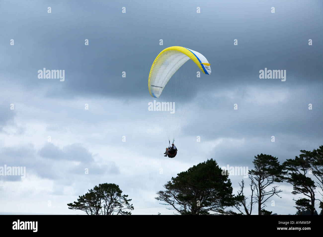 para gliding Stock Photo