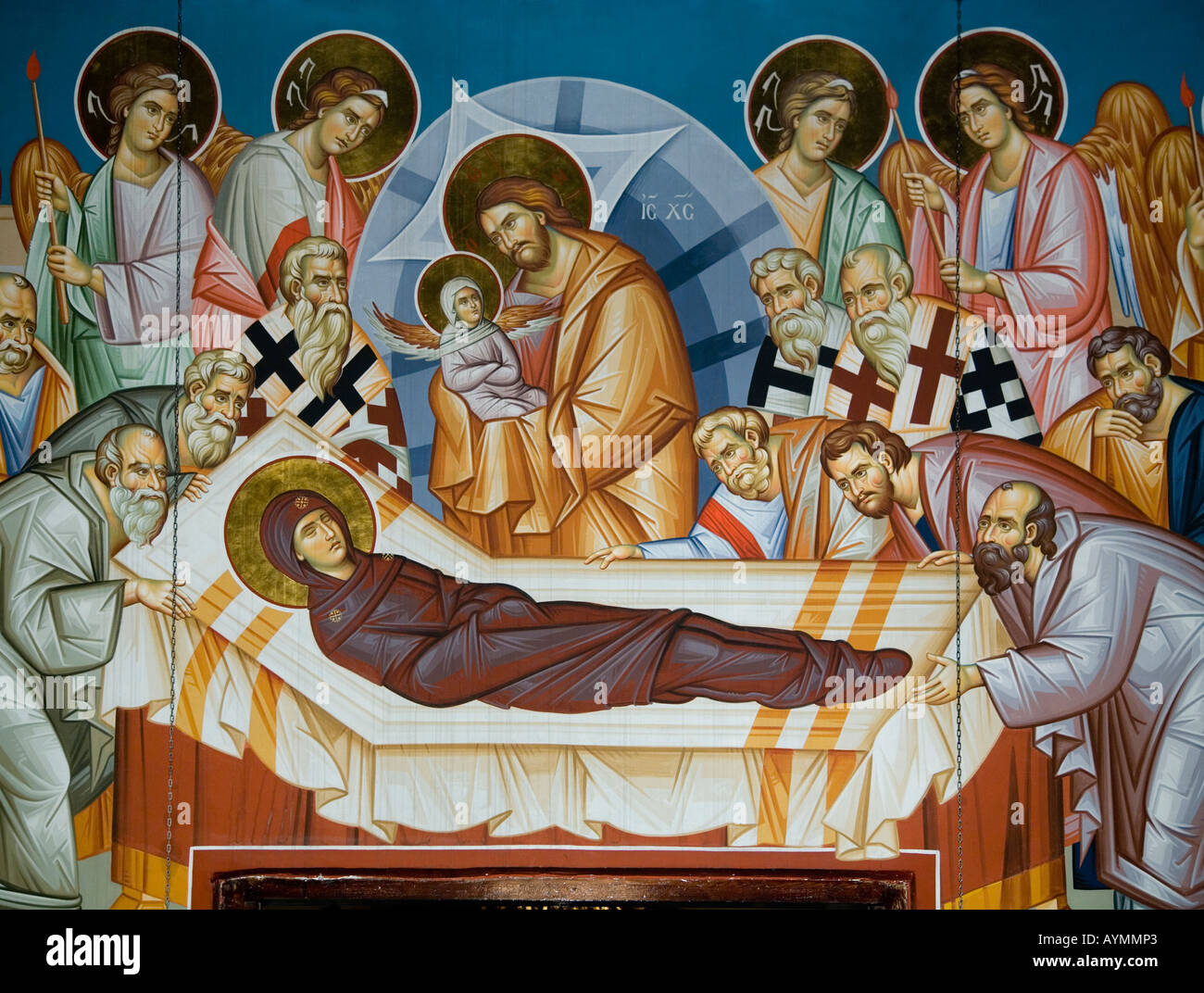 Assumption of the virgin mary into heaven hi-res stock photography and ...