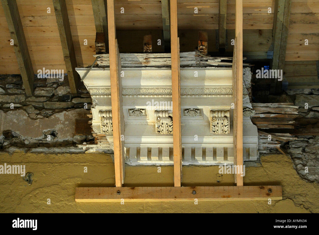 Aberglasney House near LLangathen South Wales Stock Photo