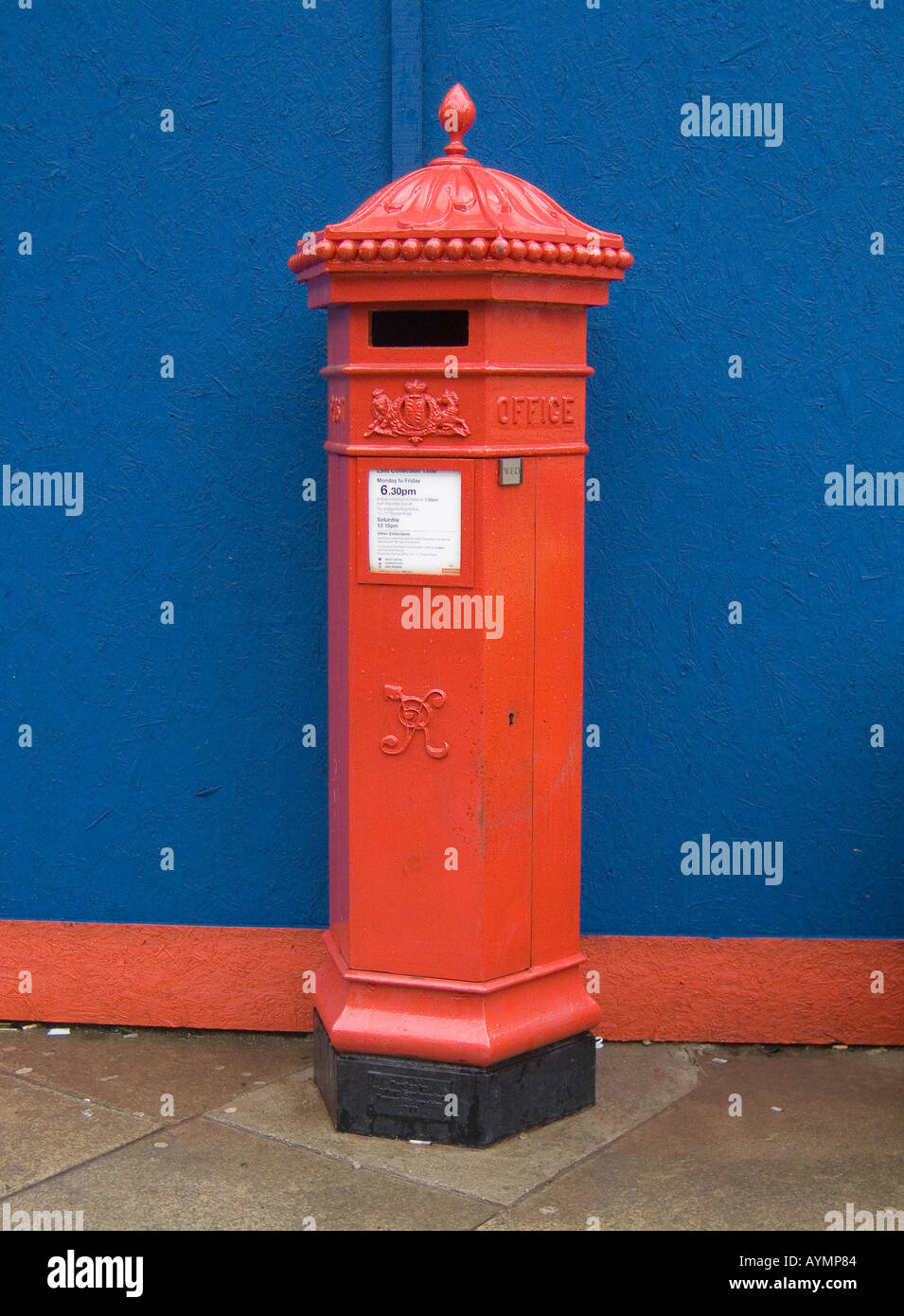 Victorian Post Box, Norwich 2005 Stock Photo