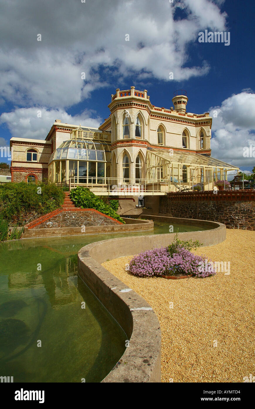 The privately owned Reeve Castle near Zeal Monachorum in Devon UK Stock