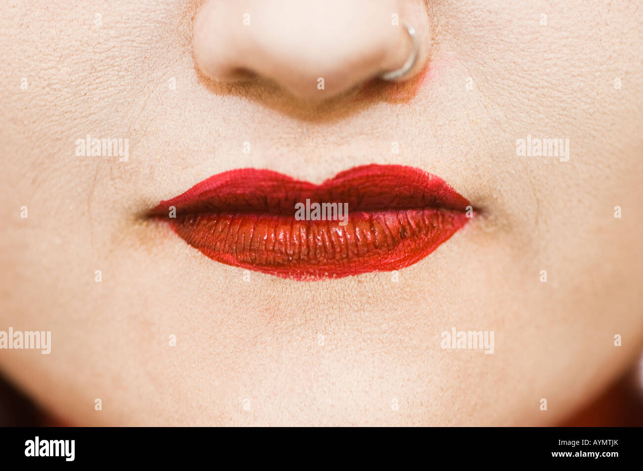 man ray lips Stock Photo