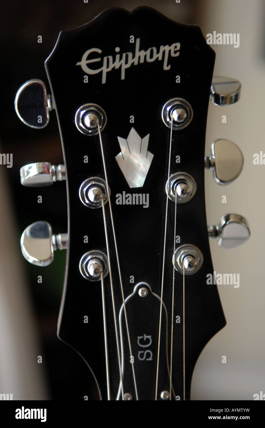 Epiphone SG electric guitar Stock Photo Alamy
