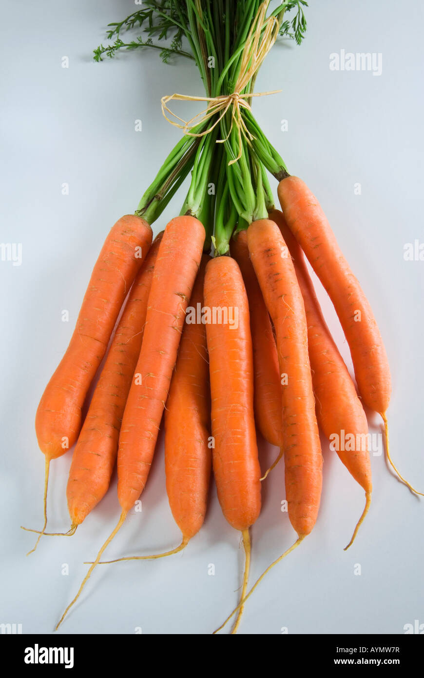 Bunch of Carrots Stock Photo
