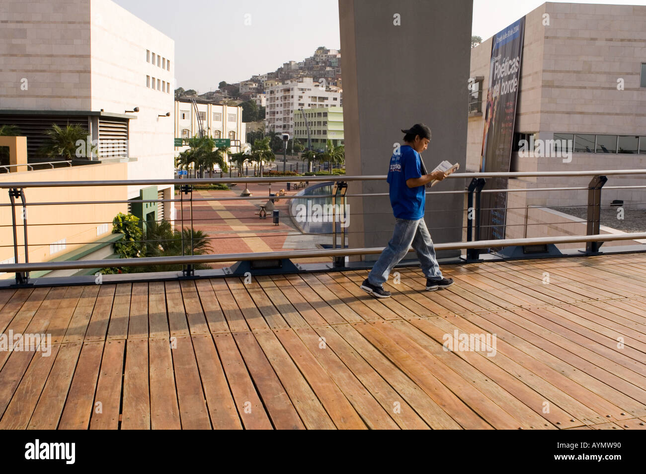 Malecon Simon Bolivar 2000 development, Guayaquil, Ecuador Stock Photo