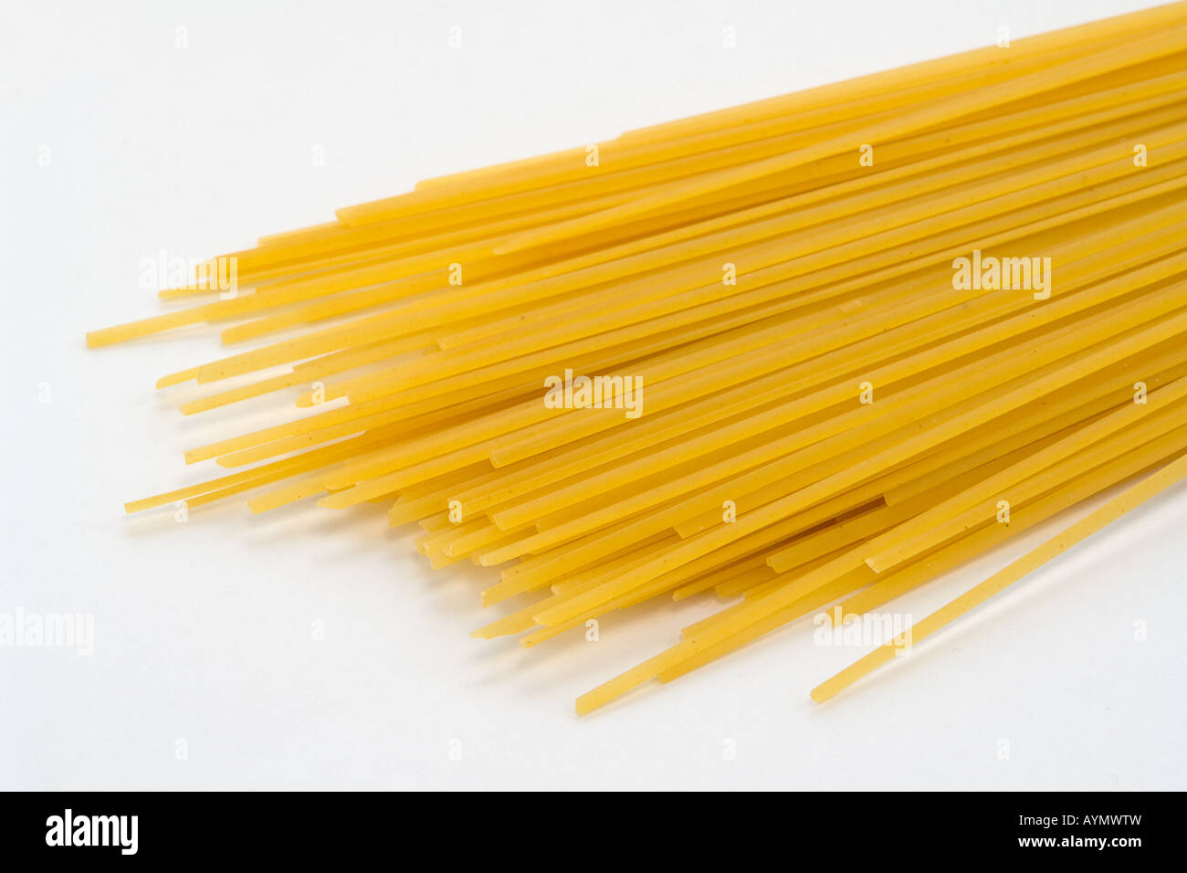 Linguine Pasta Noodles Stock Photo