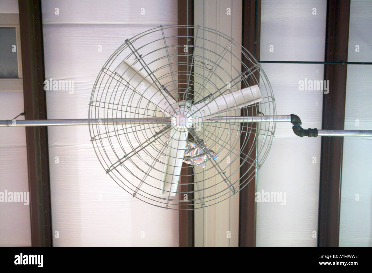 Air conditioning fan on the sealing Stock Photo Alamy