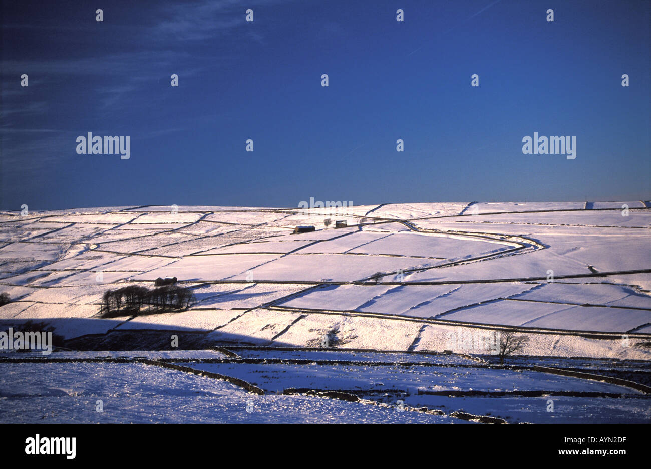 Snow covered Bradshaw, Holmfirth, Peak District National Park, West