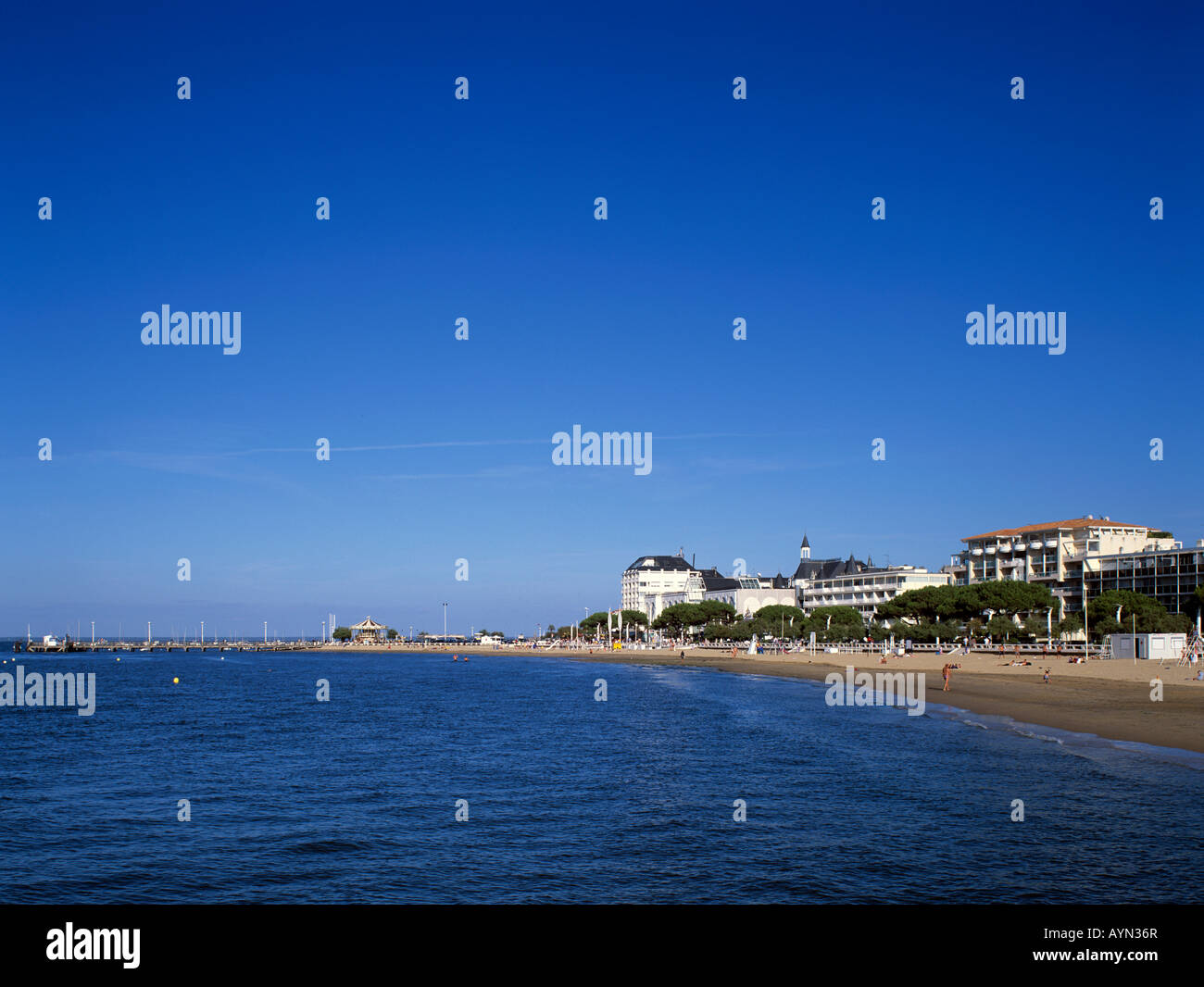 Europa Europe Frankreich France Arcachon Atlantik Atlantic Atlantischer Ozean Ocean Stock Photo