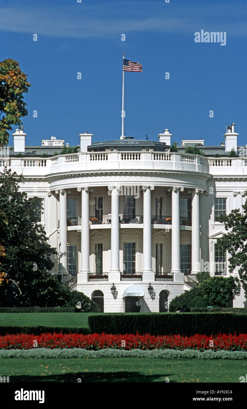 The White House Washington DC Stock Photo