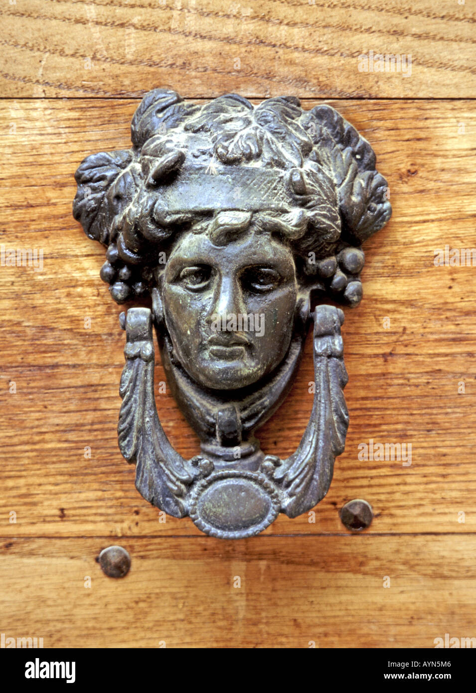 Door knocker Cucuron Provence France Stock Photo Alamy