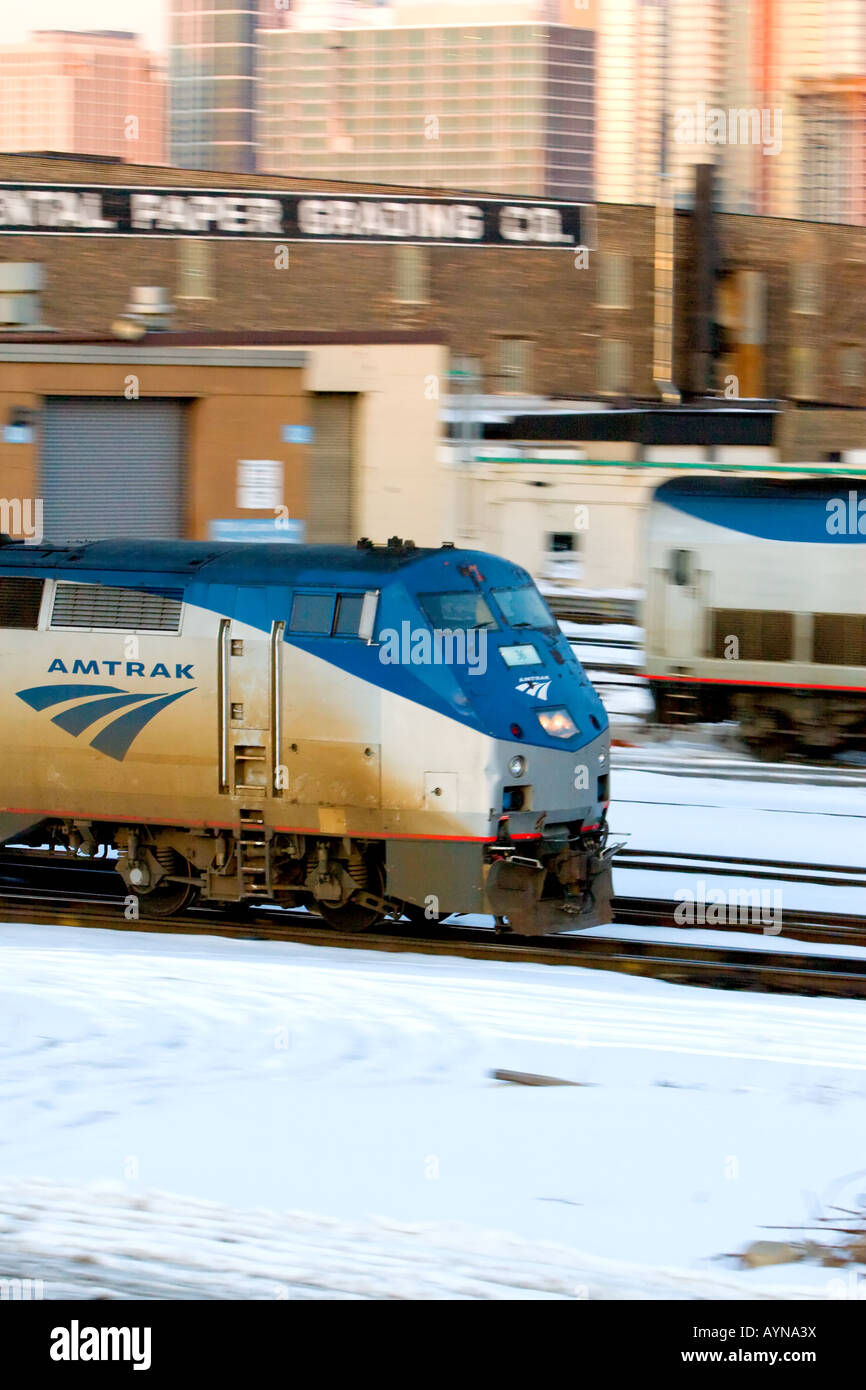 Amtrak train chicago hires stock photography and images Alamy