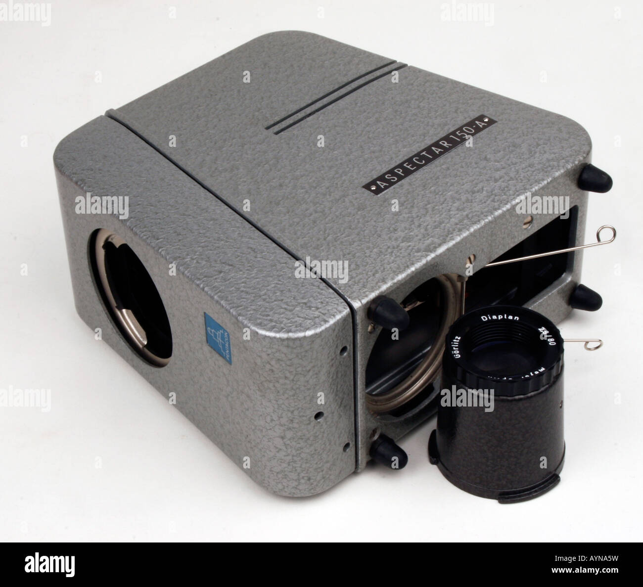 technics, lenses, small film projector Aspektar 150A, produced by VEB