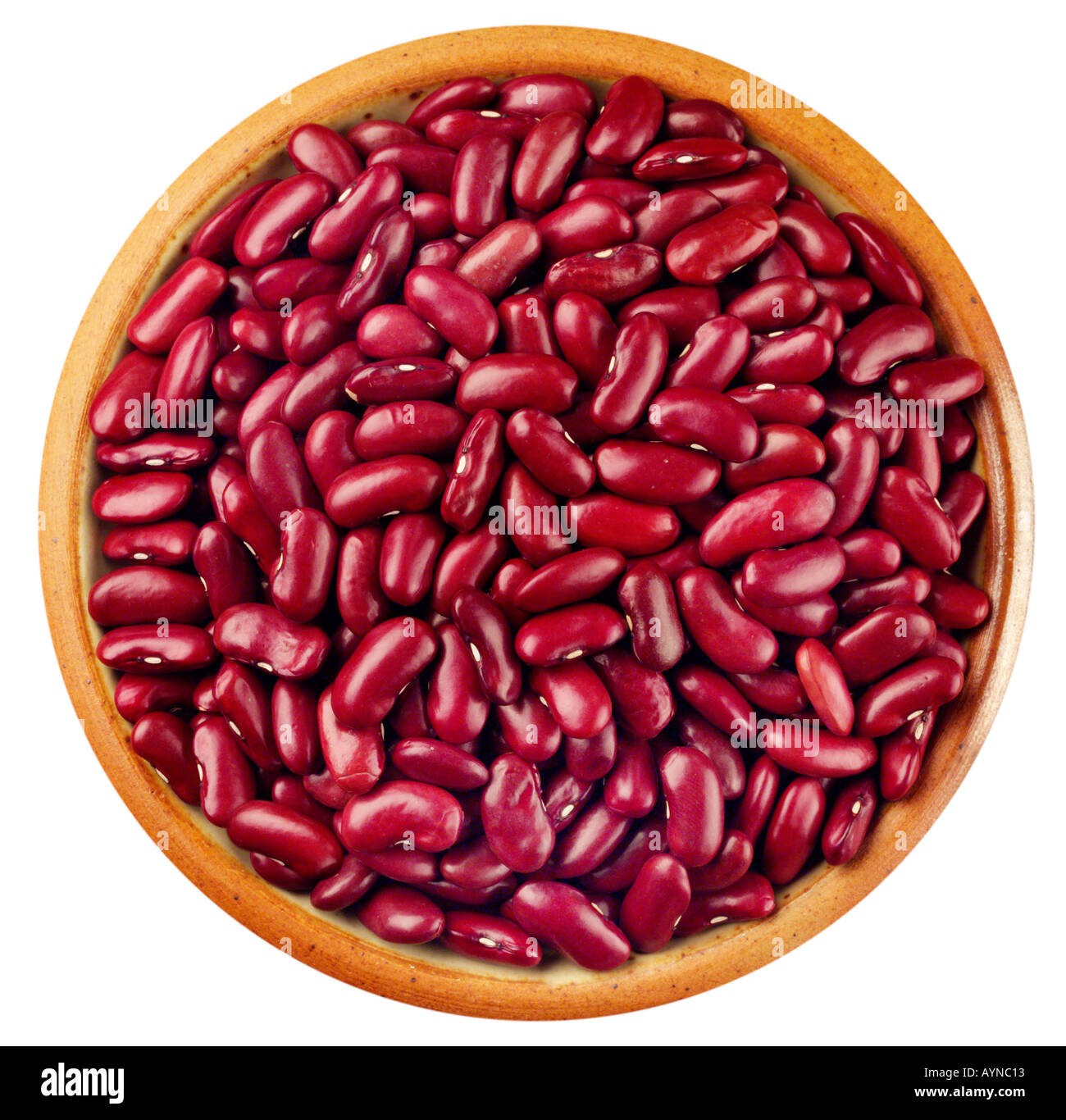KIDNEY BEANS ON WHITE Stock Photo Alamy