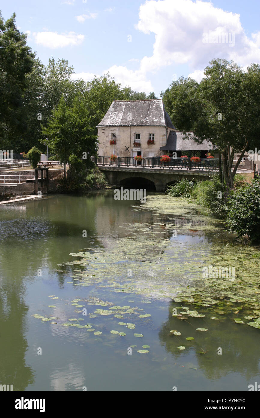 Pont de Ruan Touraine France Stock Photo Alamy