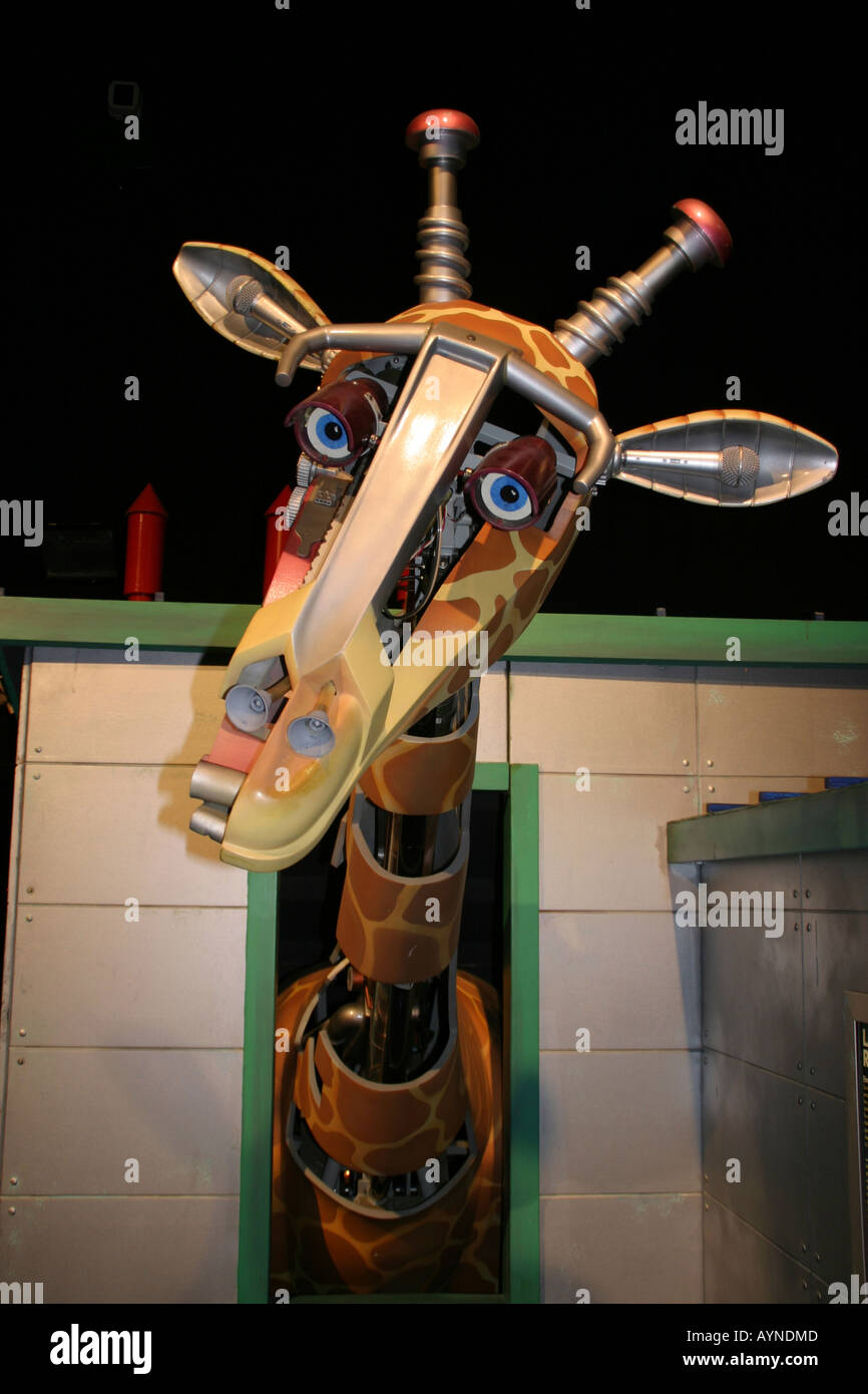The Robot Giraffe at Futuroscope near Poitiers Stock Photo - Alamy