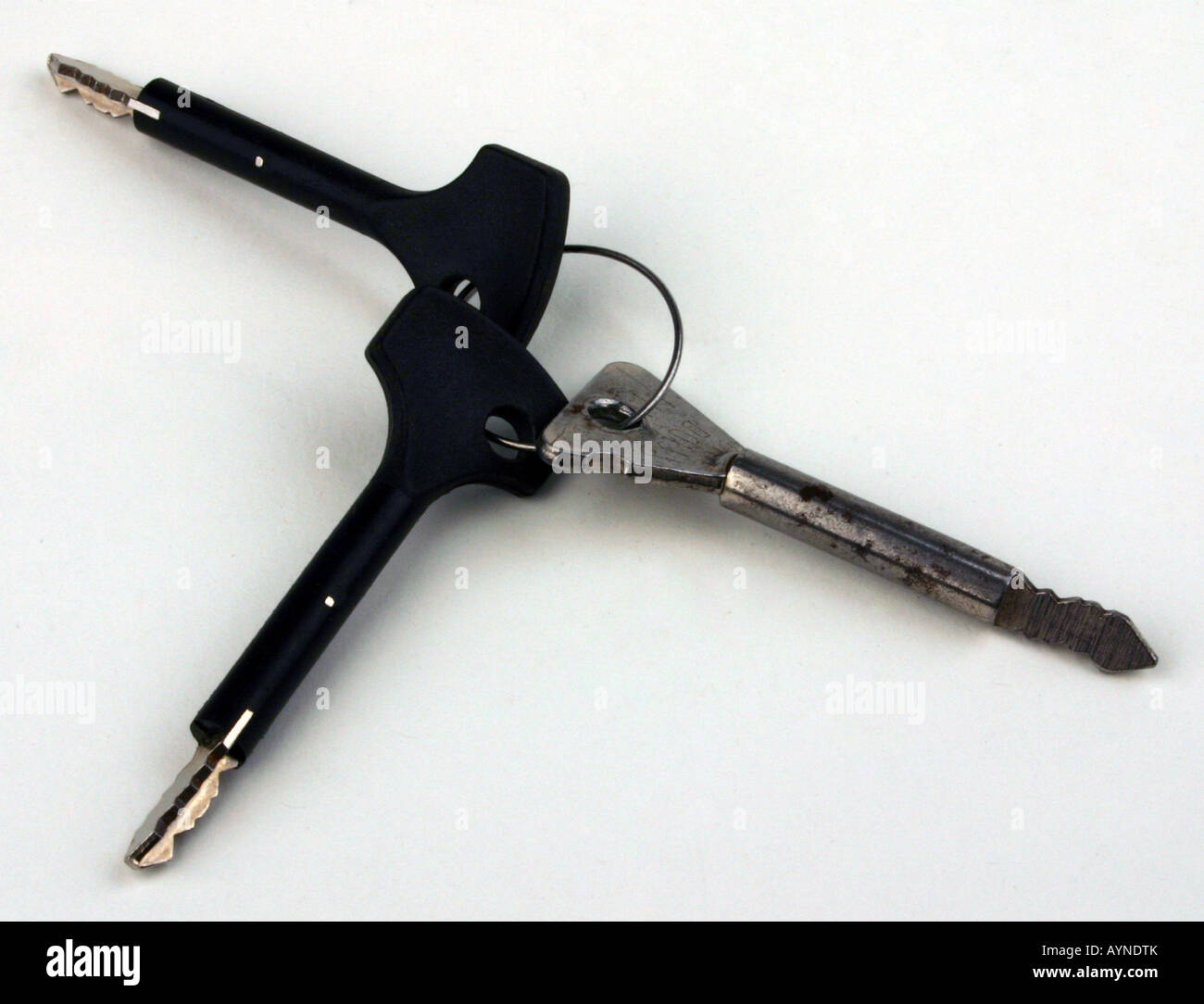 household, keys, safety keys, synthetic material, produced by VVB EBM