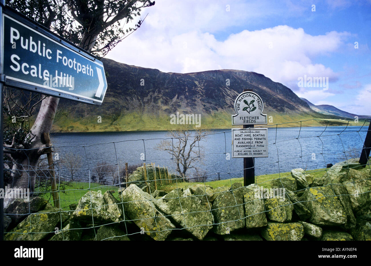 Scale hill Fletcher fields Lake District National Park Cumbria North