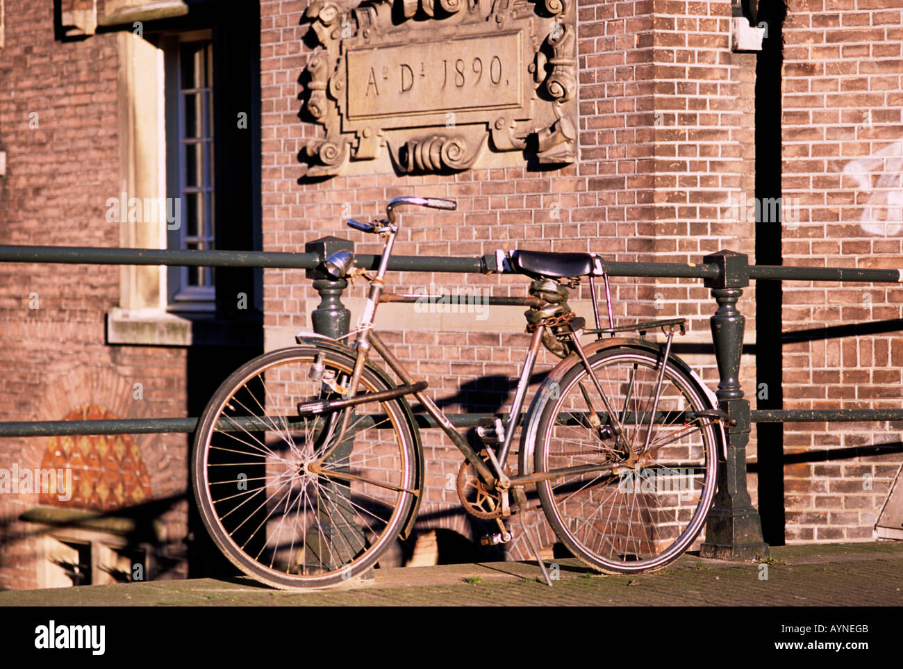 Bike in Amsterdam Stock Photo