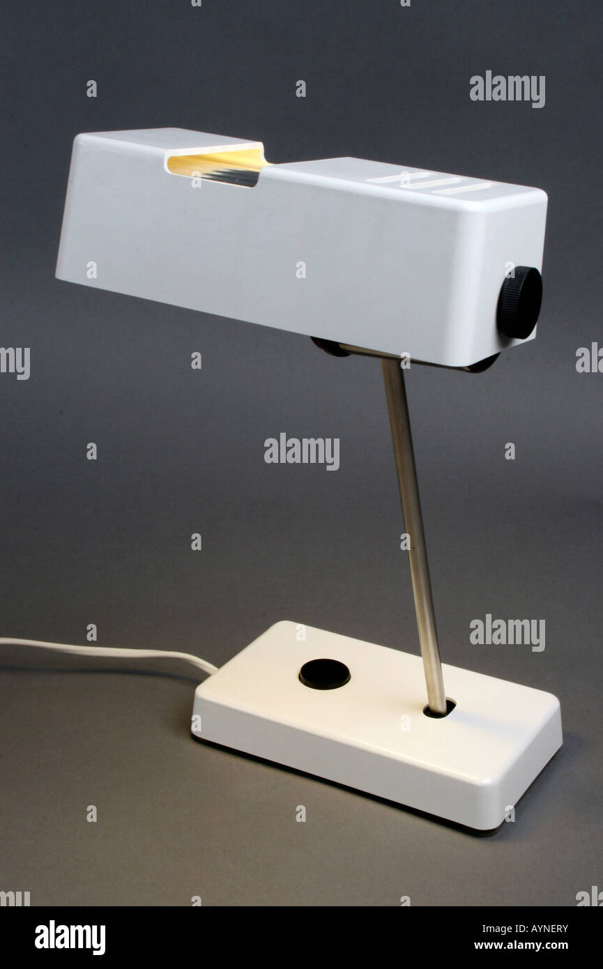 energy, lamps and light, adjustable desk lamp, produced by VEB Kombinat