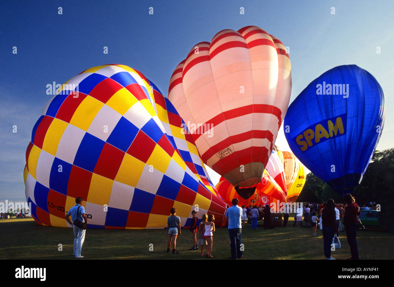 Hot air Balloon festival Birmingham UK Stock Photo Alamy