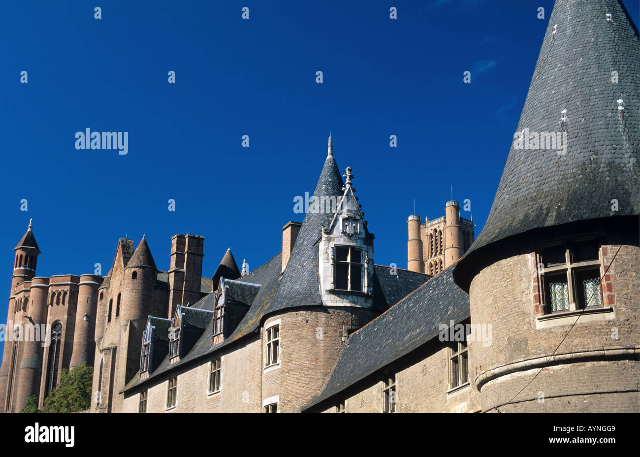 PALAIS DE LA BERBIE PALACE & SAINTECECILE GOTHIC CATHEDRAL 13th Century ALBI MIDI PALAIS DE LA BERBIE PALACE & SAINTECECILE GOTHIC CATHEDRAL 13th Century ALBI MIDI