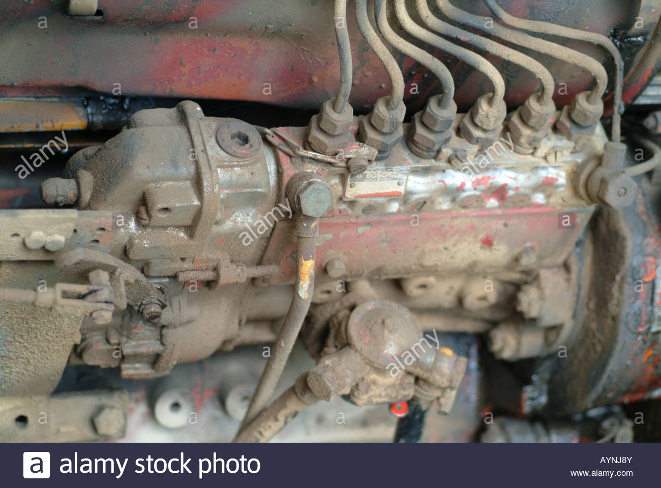 Diesel Engine Fuel Injection Pump Stock Photo Alamy