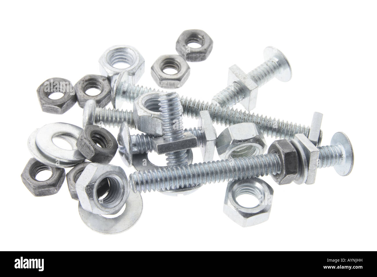 Nuts and Bolts Stock Photo