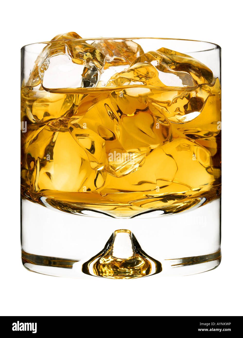Whisky on ice Stock Photo Alamy