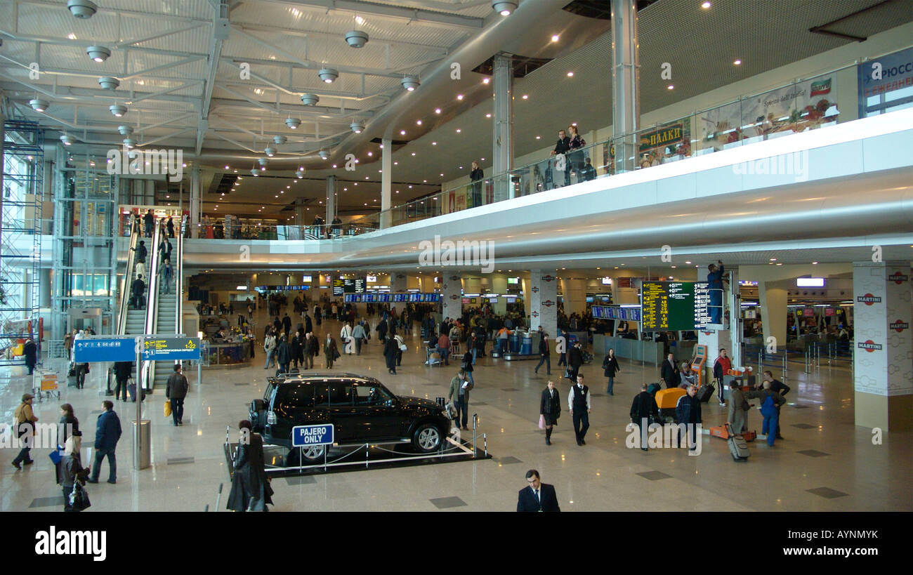 Moscow International Airport Stock Photo - Alamy