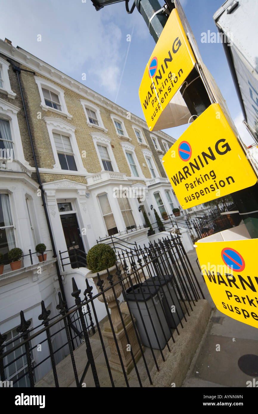 Parking suspension signs hires stock photography and images Alamy