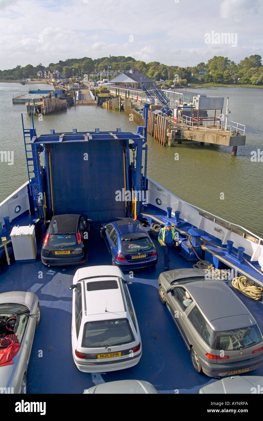 Isle of wight ferry from lymington hires stock photography and images