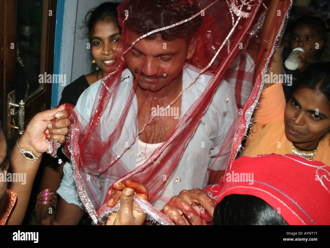 photo Haldi Poses For Bride Muslim https www alamy com stock photo muslim groom after his henna and bath prepares for the ceremony haldi 17152595 html