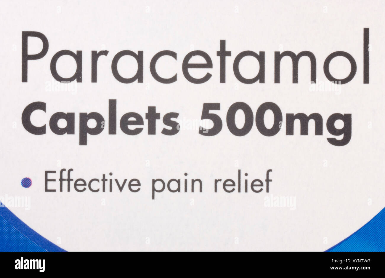 Paracetamol pain relief tablets caplets headache medicine drugs