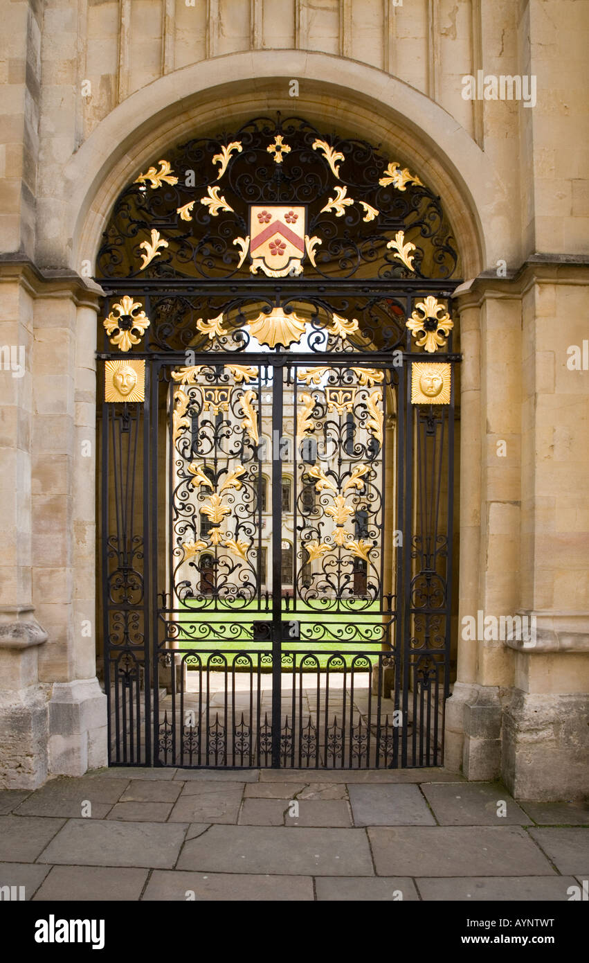 Oxford university gate entrance hires stock photography and images Alamy