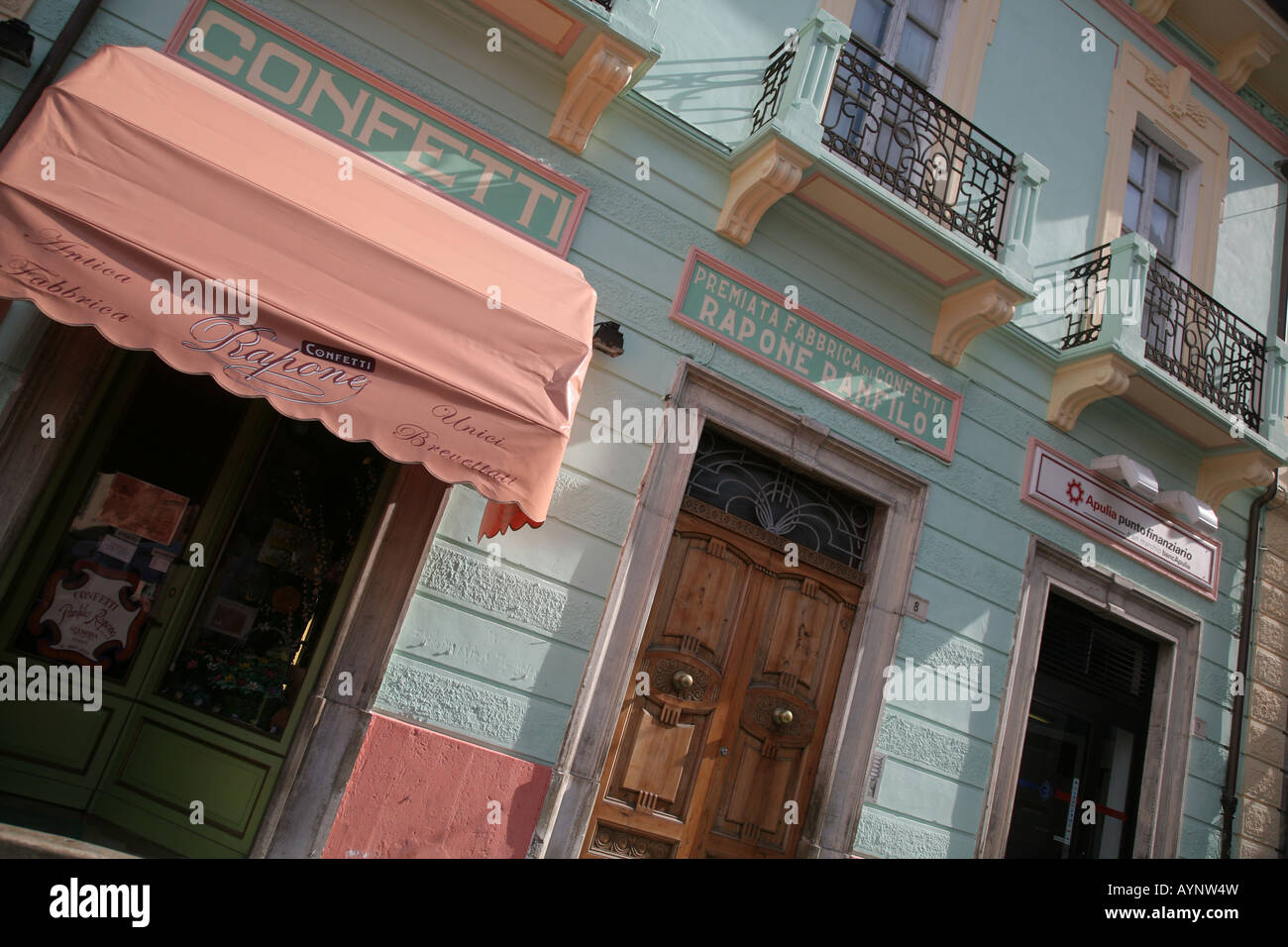 Confetti Store, Sulmona, Abruzzo, Italy Stock Photo Alamy