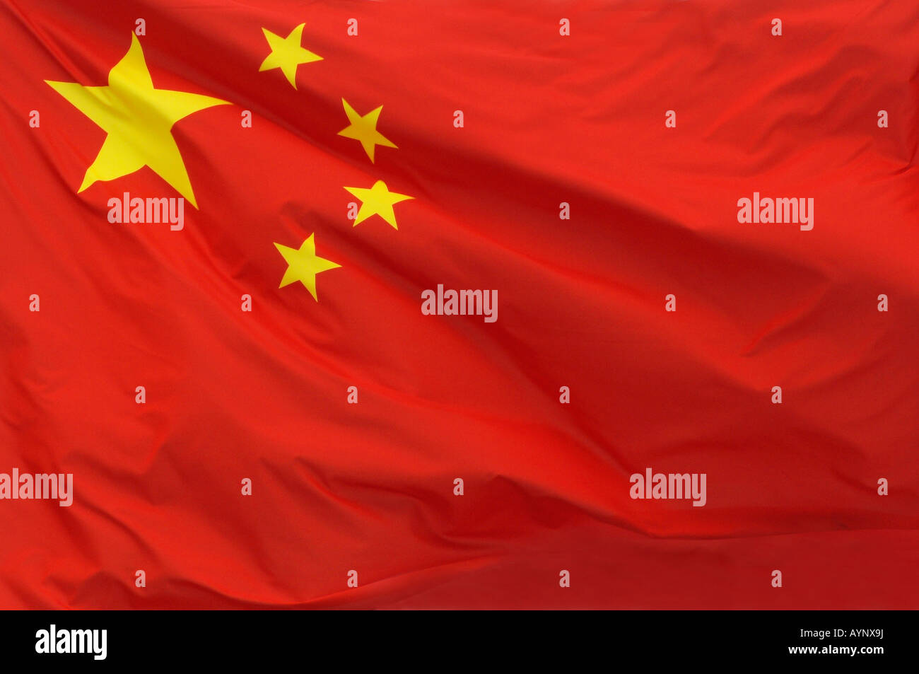 A Chinese flag in China Stock Photo Alamy