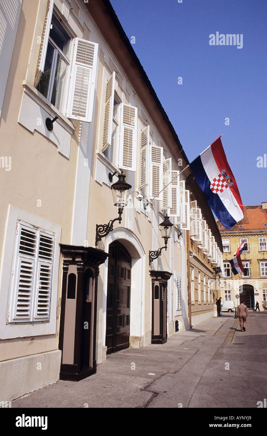 Croatian Parliament complex in Zagreb Stock Photo Alamy