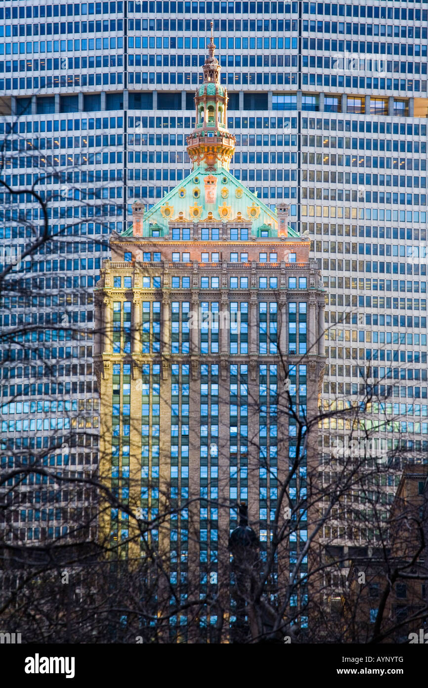 The Helmsley Building and Metropolitan Life Building formerly Pan Am Building New York City Stock Photo