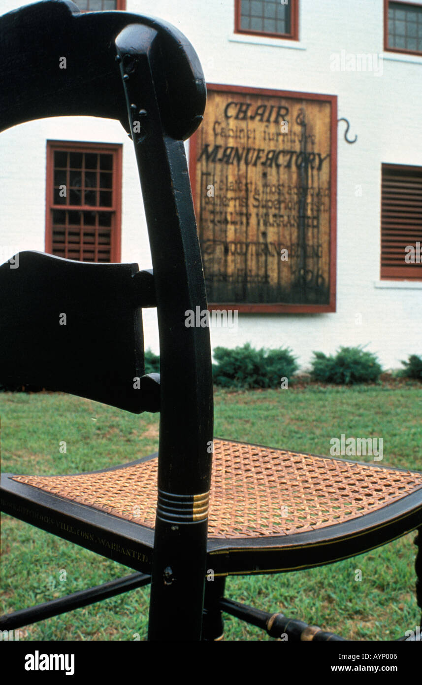 Original Hitchcock Chair Company Winstead Connecticut USA Stock Photo