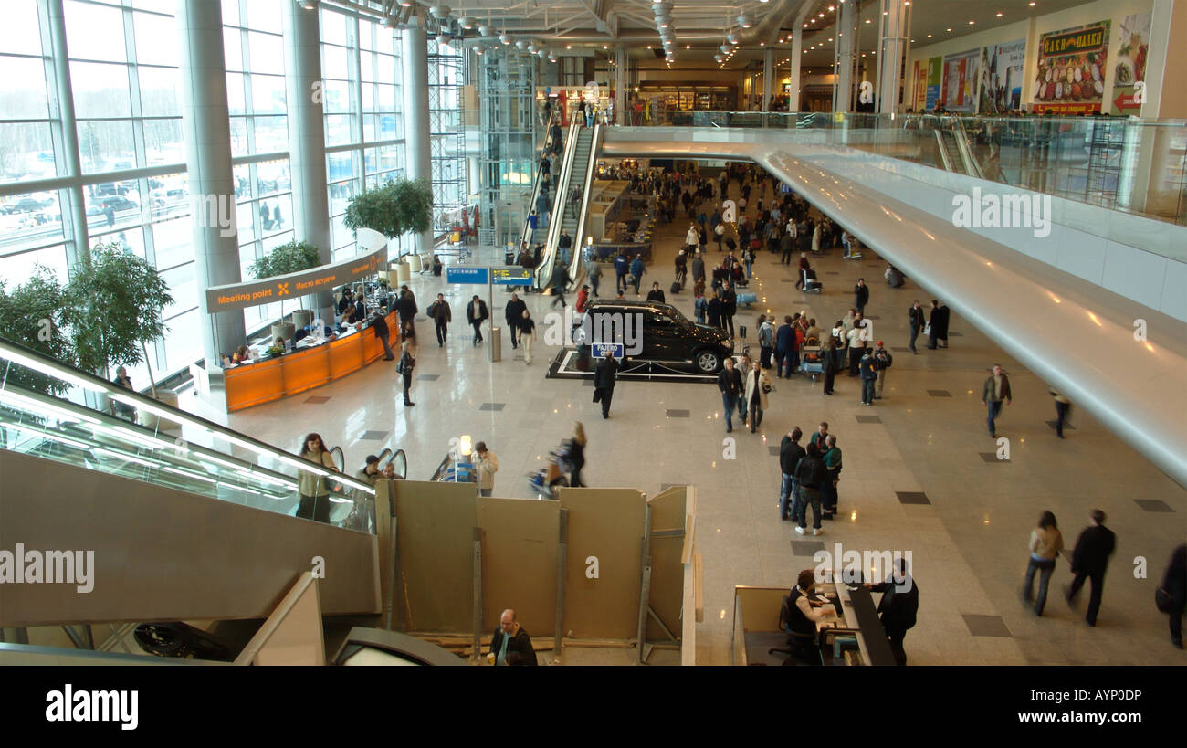 Moscow International Airport Stock Photo - Alamy