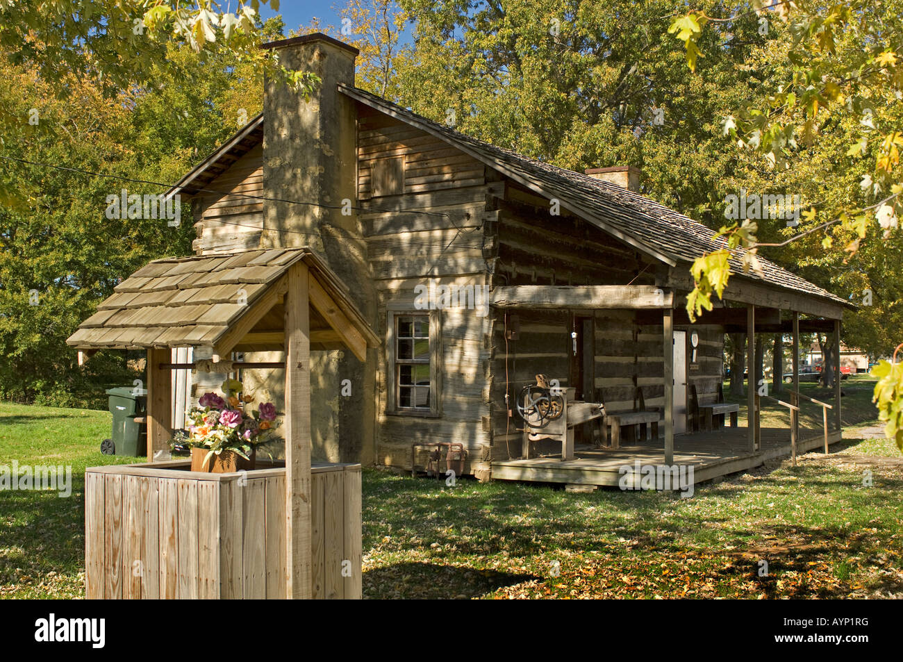 Cabin Of Davy Crockett Stock Photos Cabin Of Davy Crockett Stock