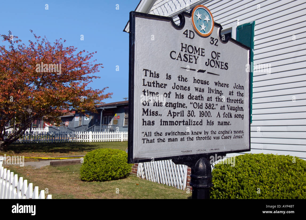 Casey Jones Home and Railroad Museum in Casey Jones Village in Jackson