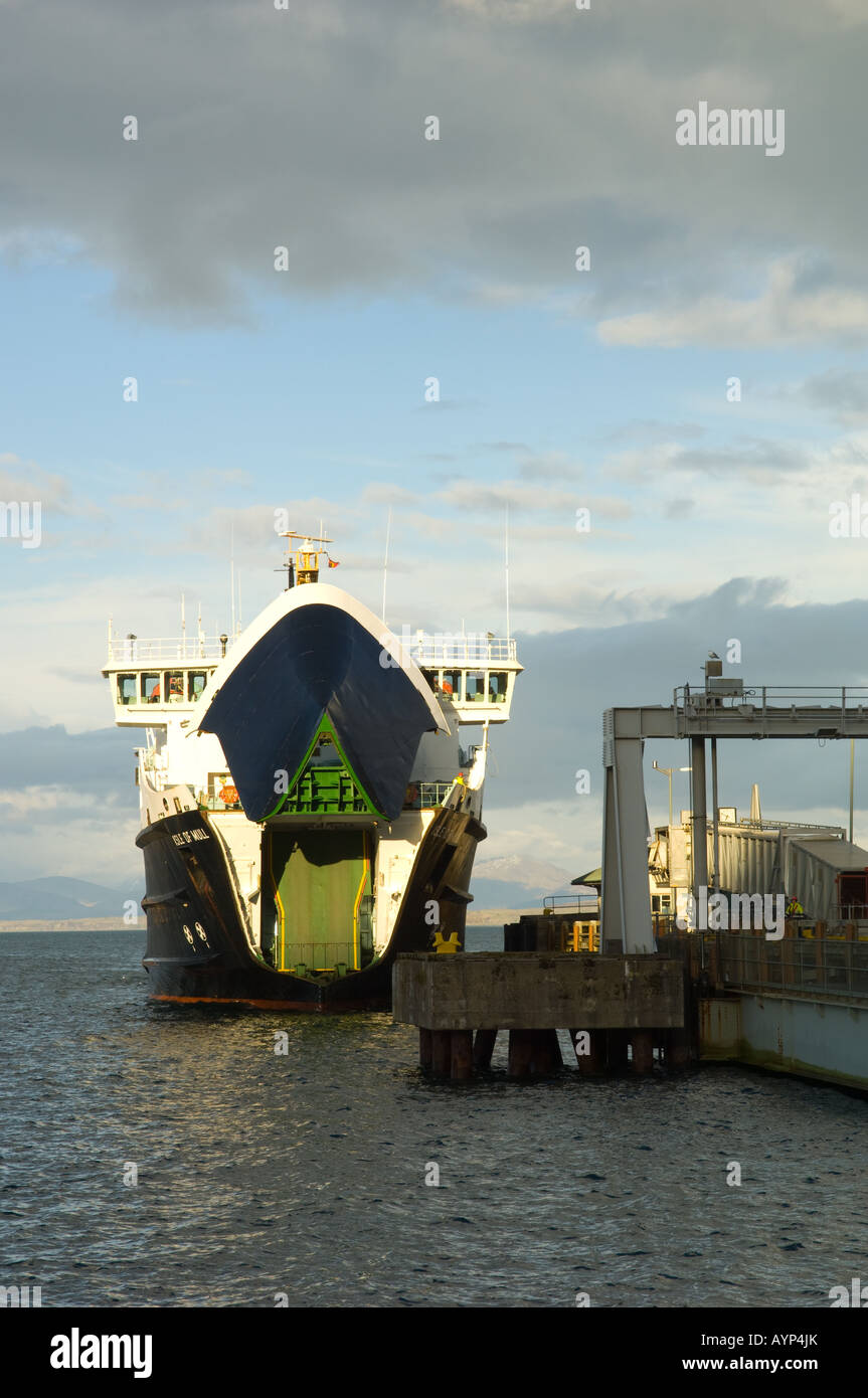 Oban to Mull Ferry at Craignure Stock Photo Alamy