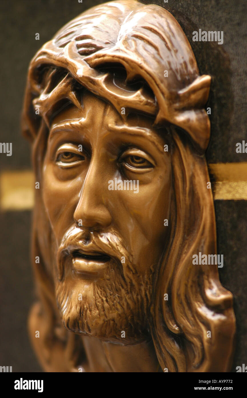 Metal Jesus Christ Stock Photo Alamy