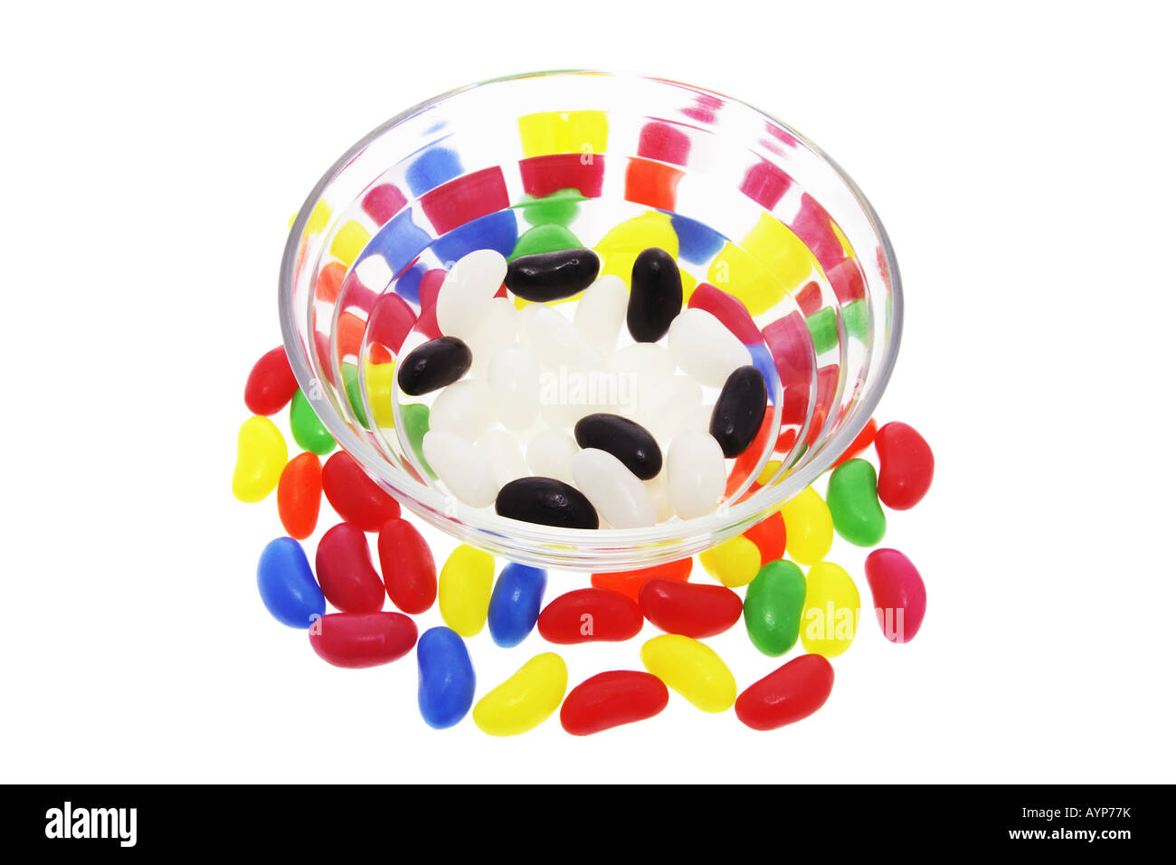 Jelly Beans and Bowl Stock Photo Alamy