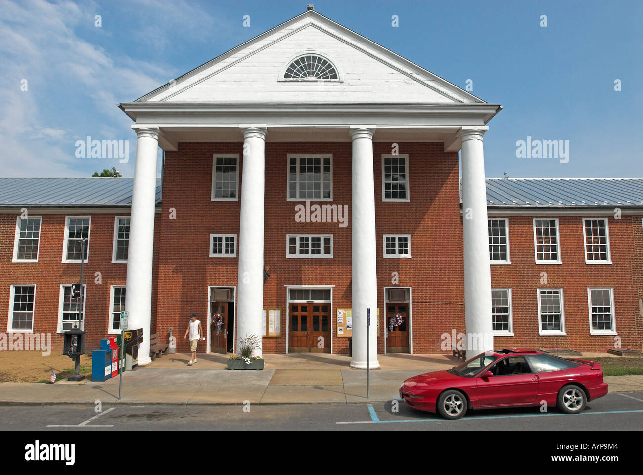 Courthouse of Greenbrier County, Lewisburg, West Virginia Stock Photo