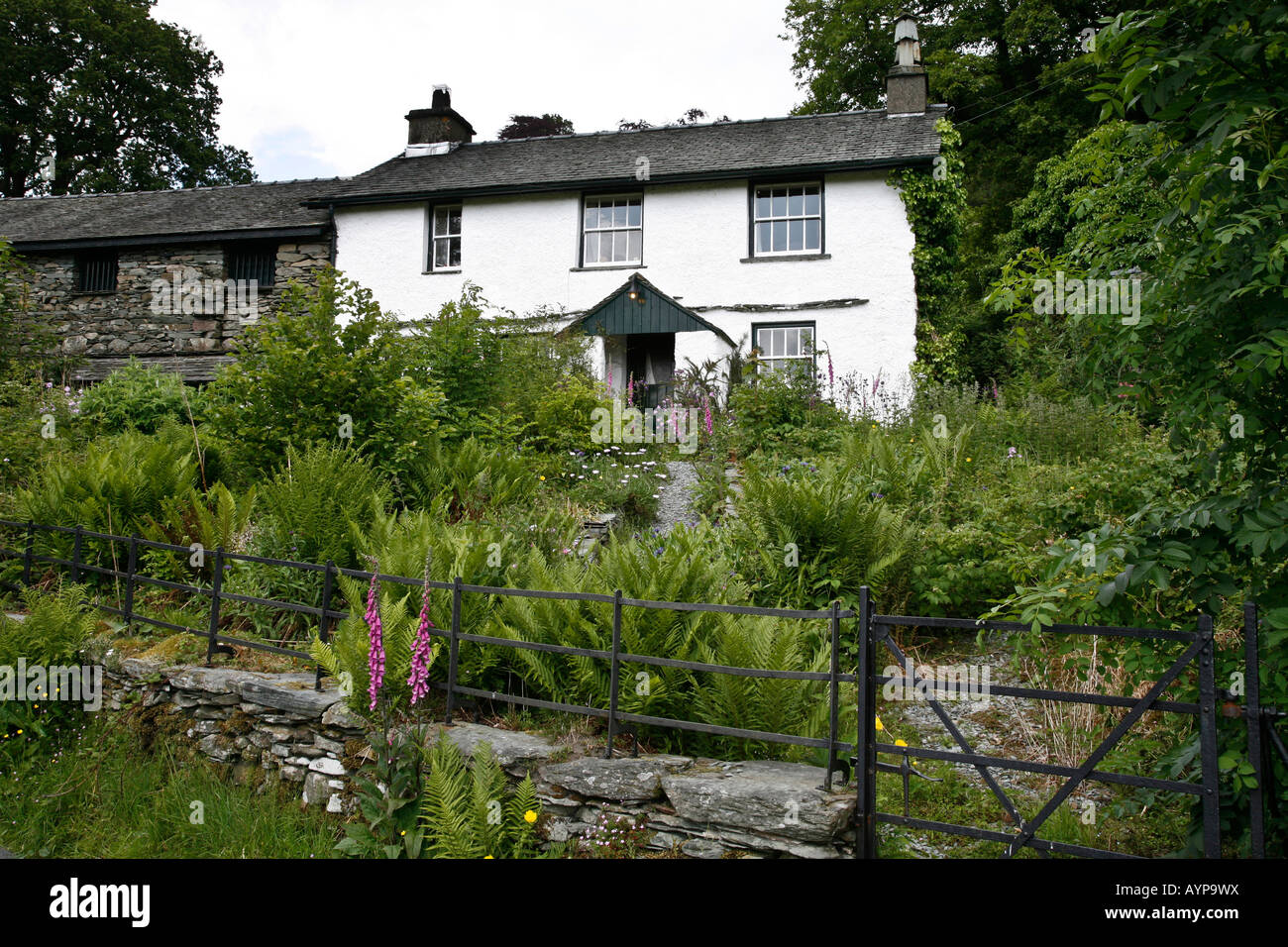 Cottage at Loughrigg, Cumbria, English Lake District Stock Photo
