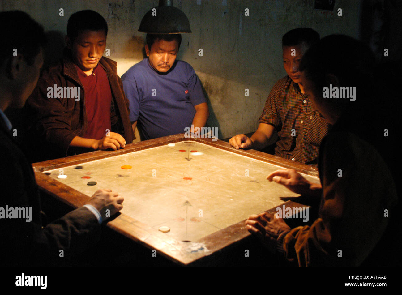 carrom game india Stock Photo Alamy